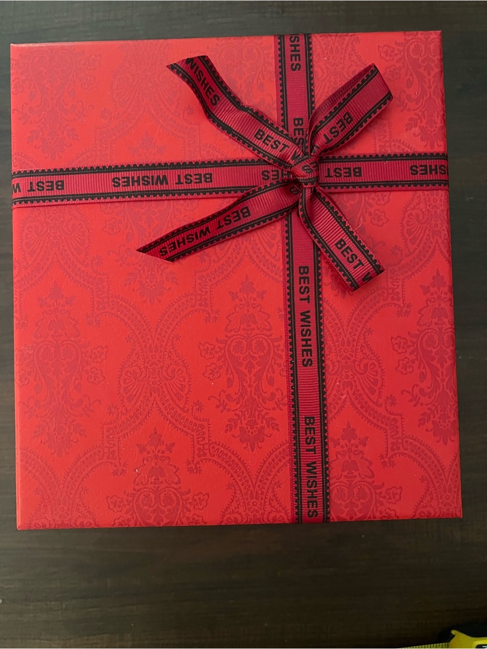 Red Best Wishes Box with 4 small boxes inside #56